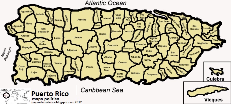 Puerto Rico, organización territorial